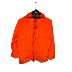 Fieldline Gore-Tex Vintage Orange Hunting Jacket Men's Large Made In USA‎ Read